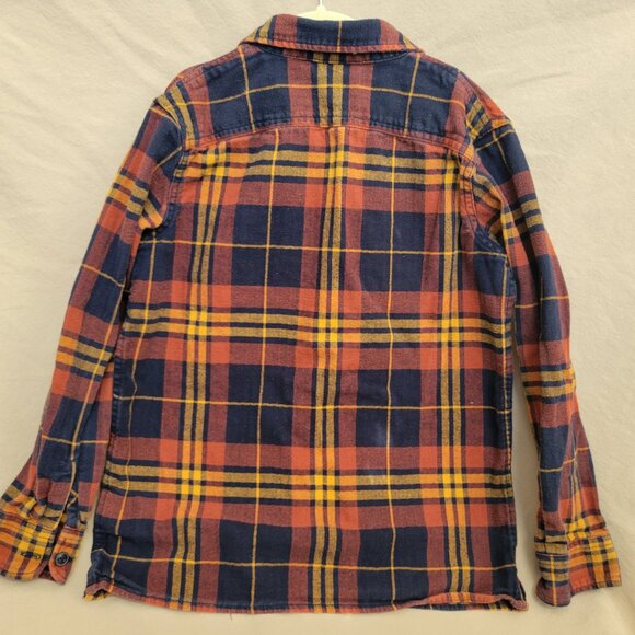GAP Boys Organic Cotton Flannel Shirt – Size M (8) - Picture 3 of 5